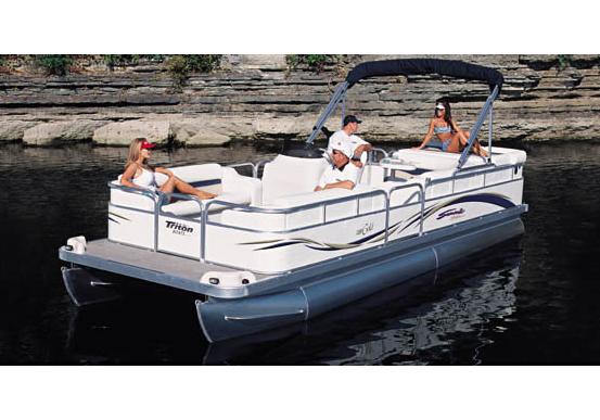 2005 Triton Summit Pontoon 240 Gold